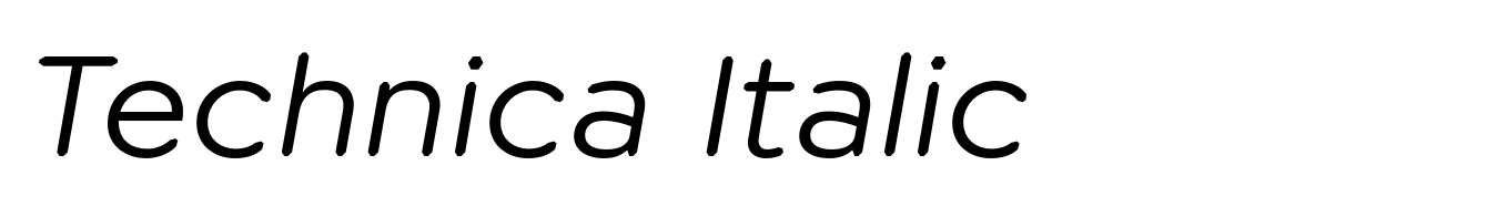 Technica Italic
